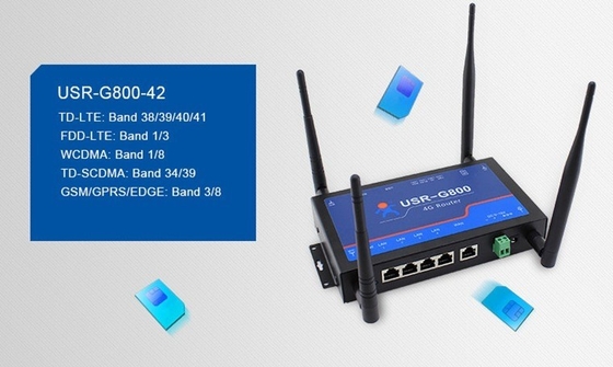 Çin 4G Endüstriyel Yönlendirici LTE Kablosuz 802.11bgn Endüstriyel 4G Modem Tedarikçi